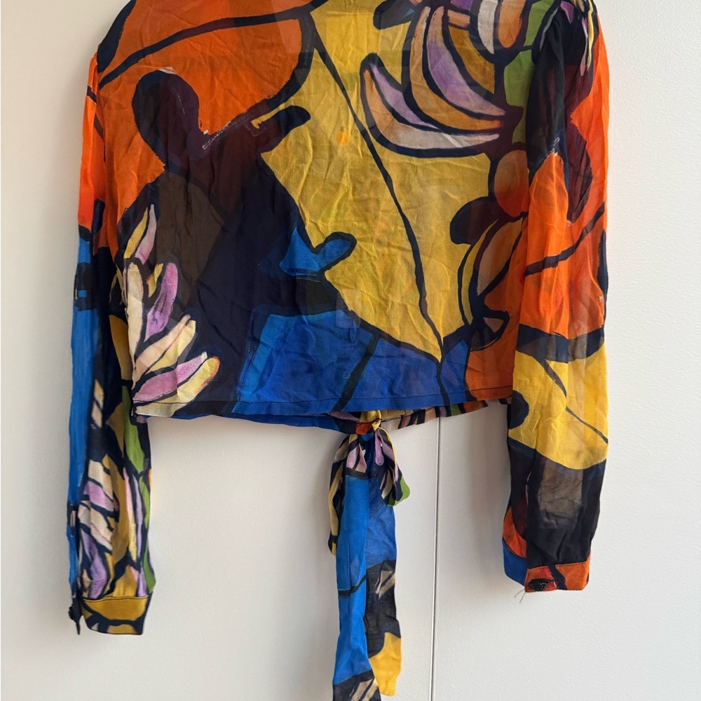 FARM Rio Multicolor Abstract Blouse - Picture 2 of 3